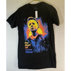 New Halloween Michael Myers The Night He Came Home Black T-Shirt / Size Medium 3